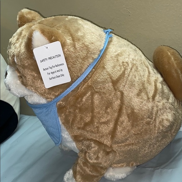 Shiba Inu Dog With Bib Plush - Picture 3 of 6